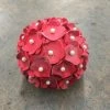Something Blue Wedding DECOR Flower Ball Foam/Paper Red Size 4" FLORAL