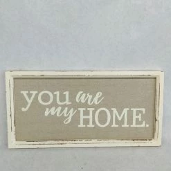 Something Blue DECOR "you Are..." Sign Size 8"x16" Wood White/Tan SIGNS