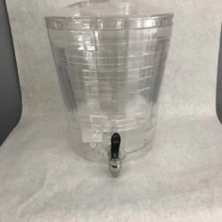 Something Blue DECOR Drink Dispenser Size 13" Plastic Clear CONTAINER