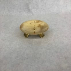 Something Blue Pillar Candle Holder Size 1" Metal Gold CANDLES DECOR