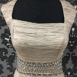 Something Blue Wedding FORMAL/MOTHER'S DRESSES Eliza J Formal Tan Size 6 Cap Sleeve Cocktail