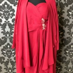 Something Blue Azazie IMPERIAL Women's Formal Chiffon/Lace Burgundy Size 18