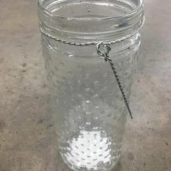 Something Blue Wedding DECOR Hobby Lobby Lantern Glass Clear Size 9.25" LANTERNS/BIRDCAGES