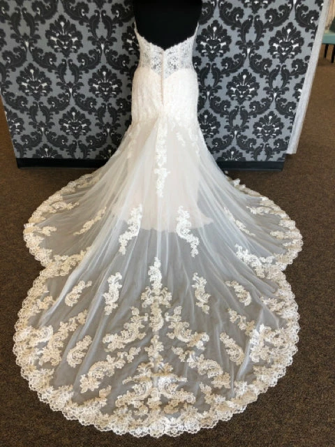 Something Blue Mori Lee Size 22W Champagne Strapless Fit & Flare 5 Something Blue Mori Lee Size 22W Champagne Strapless Fit & Flare