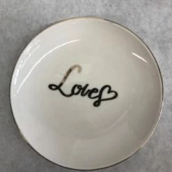 Something Blue David Tutera Cake Plate Ceramic White & Gold Size 6" CAKE ACCESSORIES DECOR