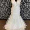 Something Blue WEDDING DRESSES Stella York Size 24 Ivory Tulle And Lace Strapless Mermaid