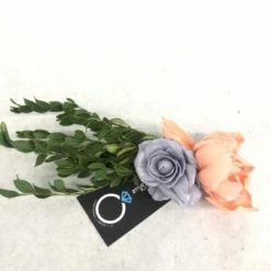 Something Blue Sola Flowers Pew Accents Floral/Greenery Green/Blue/Orange/Blush/Burgundy FLORAL