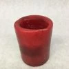 Something Blue Wedding DECOR Pillar Candle Wax Red Size 4" CANDLES