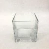 Something Blue DECOR Vase Glass Clear Size 5"x5"x5" Square VASES