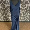 Something Blue FORMAL/MOTHER'S DRESSES Cameron Blake Spandex 116661 Formal Navy Size 8 FORMAL DRESSES