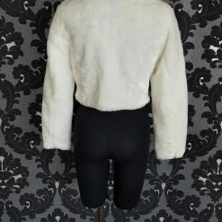 Something Blue Shawl Size S Fur Ivory Long Sleeve NEW ARRIVALS