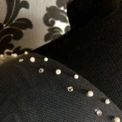 Something Blue As Is Veil Tulle Ivory Size Finger Tip Pearl/Rhinestone VL8037 VEILS