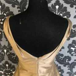 Something Blue FORMAL/MOTHER'S DRESSES Jim Hjelm Size 12 Gold Satin Formal