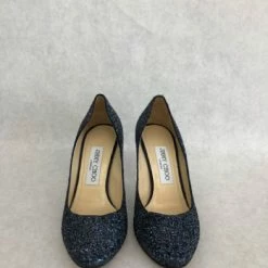 Something Blue Jimmy Choo Heels Size 5 Sparkle Navy NEW ARRIVALS
