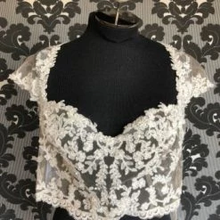Something Blue NEW ARRIVALS Sincerity Size 14 Ivory Lace And Sequin Jacket