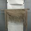 Something Blue DECOR Macrame Knotted Banner Tan