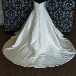 Something Blue WEDDING DRESSES Sincerity 44277 Wedding Dress Size 26 Satin Ivory Strapless Ballgown