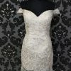 Something Blue Women's Formal Lace Ivory Size 12 Cocktail Dress FORMAL/MOTHER'S DRESSES