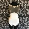 Something Blue Alure Bridal Size 8 Nude Tulle With Silver Rhinestones Bodysuit