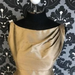 Something Blue FORMAL/MOTHER'S DRESSES Jim Hjelm Size 12 Gold Satin Formal