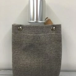 Something Blue Wedding Mudpie Flask Grey Canvas Cheers Flask