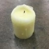 Something Blue Wedding Pillar Candle Wax Ivory Size 2.25" CANDLES