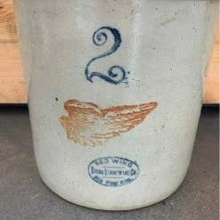 Something Blue DECOR Pick Up Only Red Wing Union Stoneware Co. Collectible Ceramic