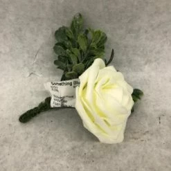 Something Blue DECOR Boutonniere Floral Ivory/Green FLORAL