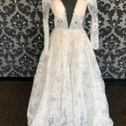 Something Blue Calla Blanche CALISTA 18231 Women's Wedding Dress Lace Ivory/Nude A-line WEDDING DRESSES