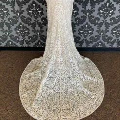 Something Blue Madison James MJ607 Wedding Dress Lace/Beading Ivory Size 10 WEDDING DRESSES