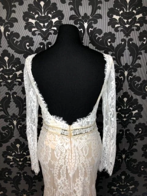 Something Blue Calla Blanche 16109 NADINE Women's Wedding Dress Lace Ivory/Nude WEDDING DRESSES 6 Something Blue Calla Blanche 16109 NADINE Women's Wedding Dress Lace Ivory/Nude WEDDING DRESSES