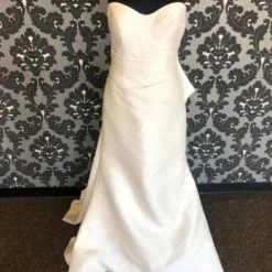 Something Blue Martina Liana MARIANNA 1007 Women's Wedding Dress Crepe Ivory Size 12 WEDDING DRESSES