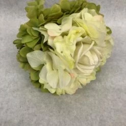 Something Blue Floral Arrangement Floral/LED Green/Ivory Size 8" FLORAL