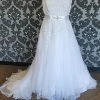 Something Blue Jasmine Women's Wedding Dress Lace/Tulle Ivory Size 16 Strapless WEDDING DRESSES