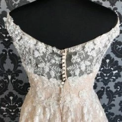 Something Blue WEDDING DRESSES Justin Alexander 88048 Women's Wedding Dress Lace Champagne