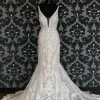 Something Blue Essense D2680 Wedding Dress Size 12 Lace Nude Sleeveless Fit & Flare WEDDING DRESSES