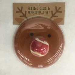 Something Blue Wedding THE PARLOUR Mudpie Reindeer Disc Tennis Ball Set