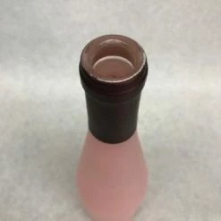 Something Blue DECOR Vase Glass Pink/Burgundy Size 13" Wine Bottle VASES