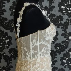 Something Blue WEDDING DRESSES CallaBlanche 121101 Wedding Dress Size 12 Sequin/Lace Ivory Sleeveless