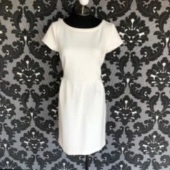 Something Blue FORMAL/MOTHER'S DRESSES Ann Taylor Formal Size 8 Poly Spandex Ivory