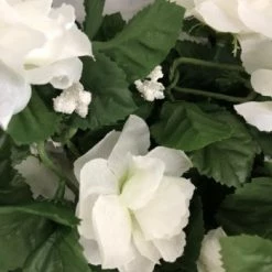 Something Blue Garland Size 65" Floral White/Green GARLAND