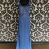 Something Blue FORMAL/MOTHER'S DRESSES Mon Cheri 115600 Women's Formal Chiffon Dusty Bl Size 8 Floor