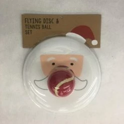 Something Blue Wedding Mudpie Santa Disc Tennis Ball Set