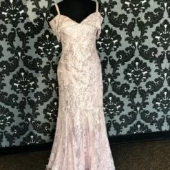 Something Blue Daymore Women Formal Lace/Sequin Mauve Size 12 FORMAL DRESSES FORMAL/MOTHER'S DRESSES