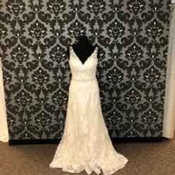 Something Blue WEDDING DRESSES Casablanca 2413 Wedding Dress Tulle/Embroidery/Beaded Champagne/Ivory