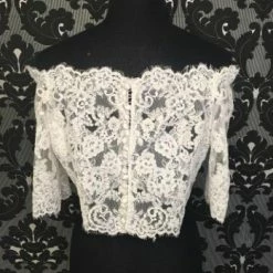 Something Blue Jackets Lace Ivory Size 12 JACKETS/MUFFS