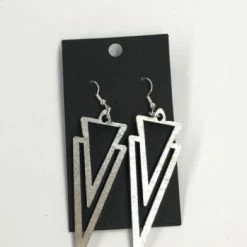 Something Blue Earrings Wood Sivler Size Jewelry