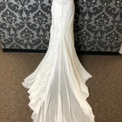 Something Blue WEDDING DRESSES Wilderly Bride 19489 Women's Wedding Dress Chiffon/Lace Ivory