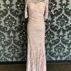 Something Blue FORMAL/MOTHER'S DRESSES Nightway 21301 Women Formal Lace Dusty Rose Size 4 FORMAL DRESSES