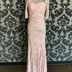 Something Blue FORMAL/MOTHER'S DRESSES Nightway 21301 Women Formal Lace Dusty Rose Size 4 FORMAL DRESSES